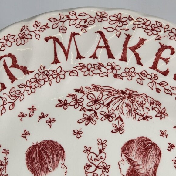 Royal Croconford Plate 1977 A Tribute to Mother All Year Long England Vintage - Picture 3 of 11